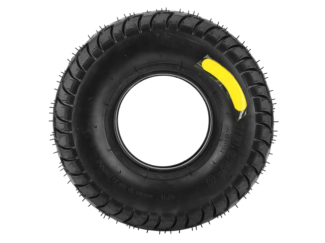 Neumático Exterior De Caucho Para Carro 4.10/3.50-5 De 12 Pulgadas Y 4.10/3.50-4 De 10 Pulgadas, De Alta Elasticidad Y Resistente Al Desgaste.