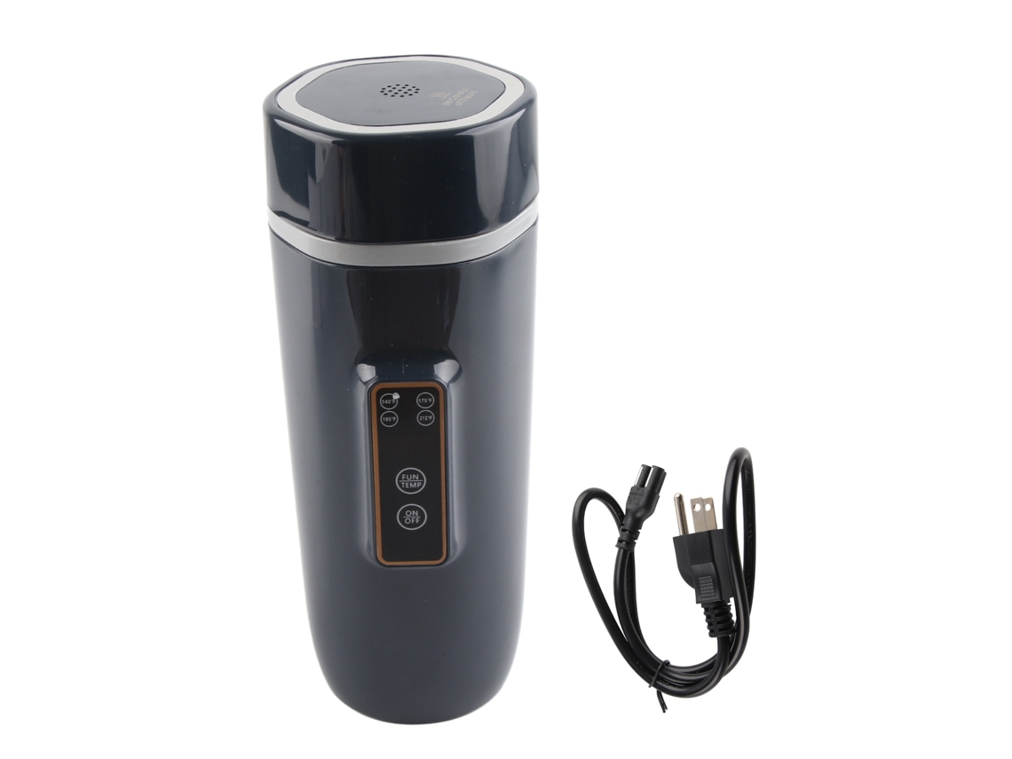 Hervidor Eléctrico Portátil Con Pantalla Digital Inteligente, Temperatura Ajustable, 350 Ml, 110 V, Azul Oscuro.