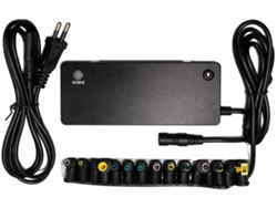 Carregador Universal Para Portátil 90w Com 13 Conectores Ikrea Wa0262 Preto
