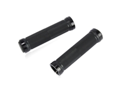 2 Puños Antideslizantes De Goma Con Anillos Metálicos Para Bicicletas De Carretera Y De Montaña.