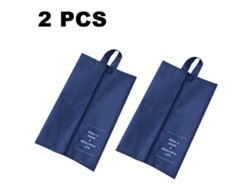 Bolsa de viaje para guardar zapatos, 2 unidades, plegable, impermeable, gran capacidad.