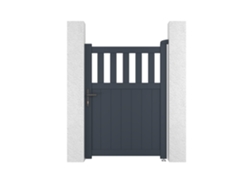 Puerta peatonal aluminio santis 1m A.140cm