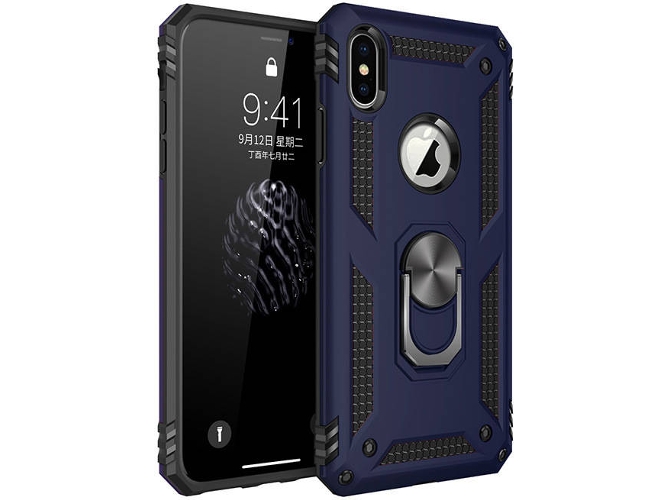 Funda iPhone 6 Plus, 7 Plus, 8 Plus Armadura Azul