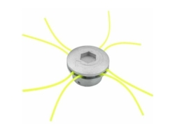 Cabezal De Cepillo Universal De Aluminio Para Jardín, Césped, Patio, Tete Universelle Bobineaux