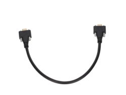 Cabo Usb C 3.1 Macho Para Macho 0.3m 10gbps Carregamento Rápido 5a 4k 60hz Com Buracos De Parafuso