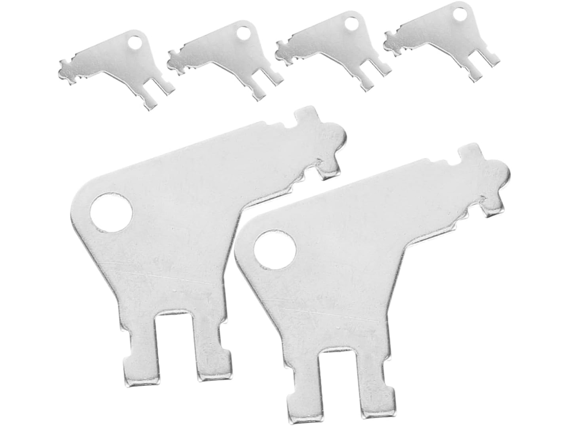 Juego de 6 llaves de repuesto para dispensadores de toallas de papel, compatibles con mantenimiento comercial. Slowmoose