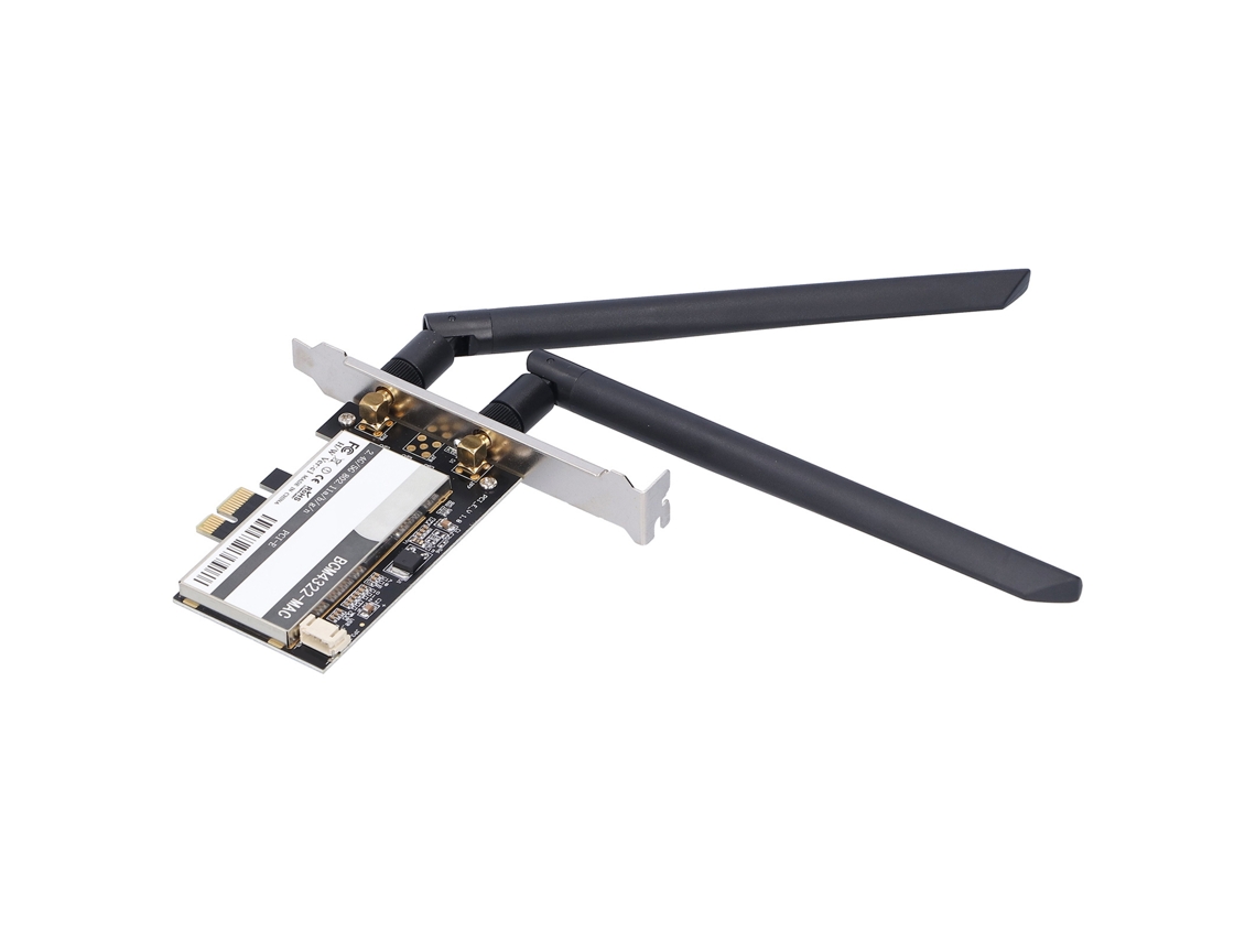 Tarjeta De Red Inalámbrica Pcie Integrada De Doble Banda 2.4g/5g 300mbps Bcm4322