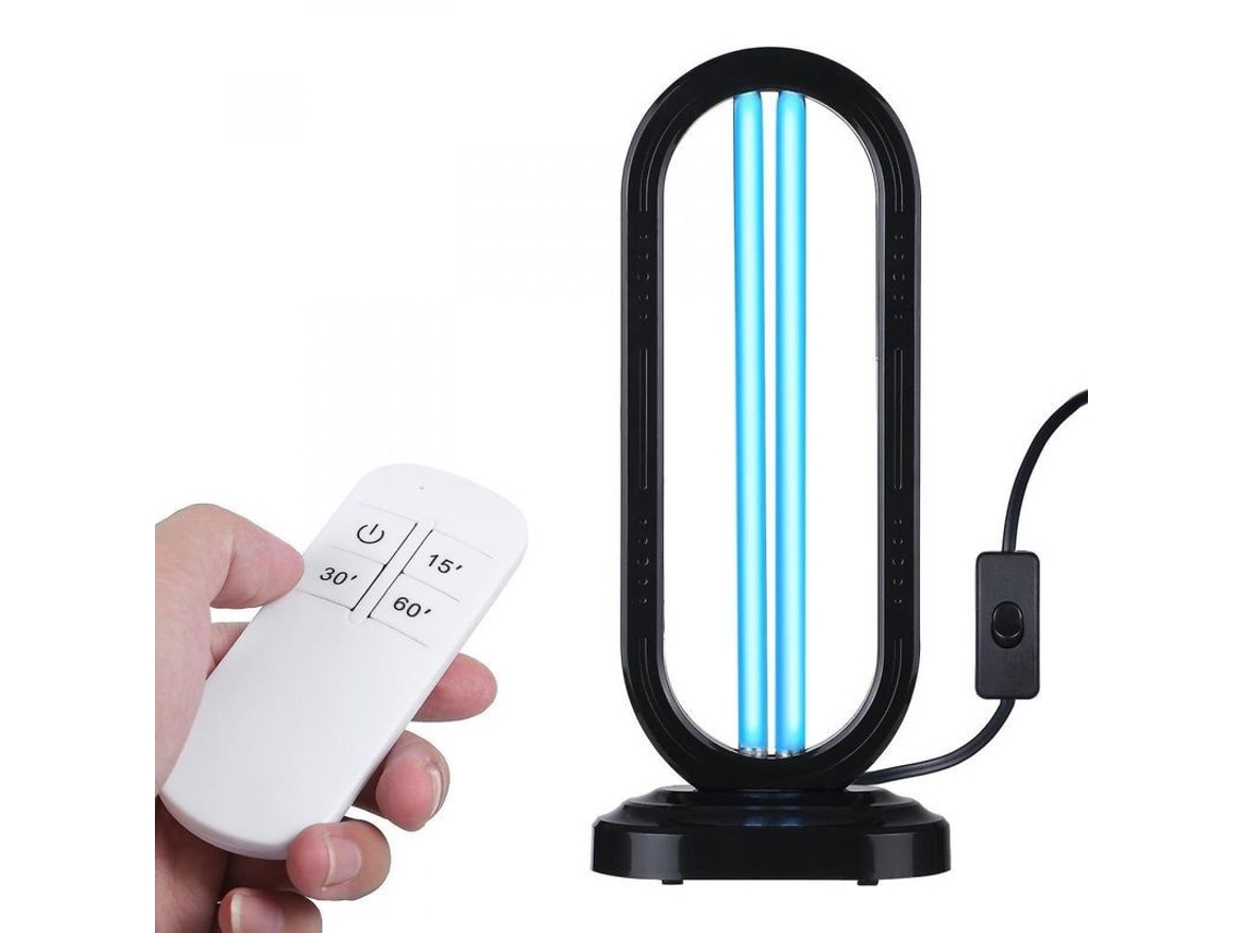 2026-lámpara Uv-c 38w Con Control Remoto Y Ozono, Temporizador 15/30/60min, Para 35m², Limpieza Eficaz Enchufe Británico