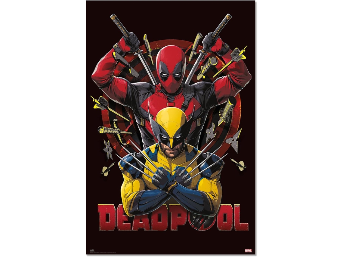 Póster B.activo de Marvel Deadpool Wolverine 2