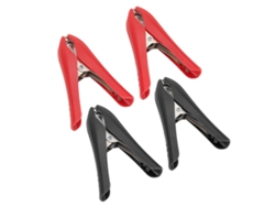 4 Pinzas Eléctricas, Acero Abs Aislado 100a, Agarre Fuerte Para Pruebas Automotrices Y Experimentales, Rojo/negro