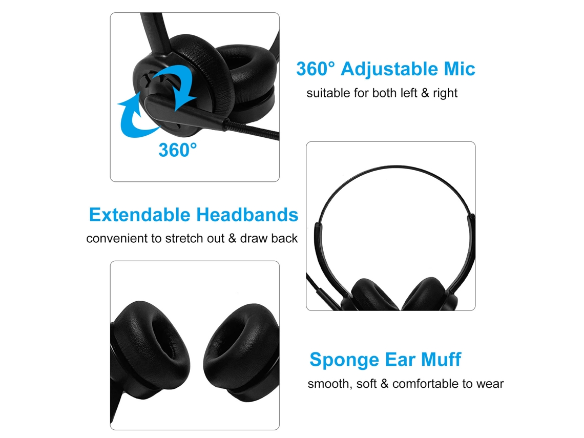 Auriculares Inalámbricos Bluetooth 5.2 Con Micrófono, Ligeros, Ajustables, Compatibles Con Llamadas Y Música.