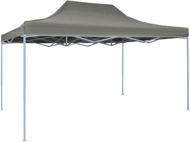vidaXL Carpa pleglable Pop-Up gris antracita 3x4,5 m
