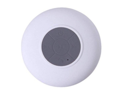 Mini Altavoz de Ducha Bluetooth con Micrófono Incorporado con Ventosa Apto para Baño y Exteriorblanco YEMAESRE