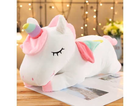 Muñeco de Peluche de Unicornio Gigante Blanco - 50Cm