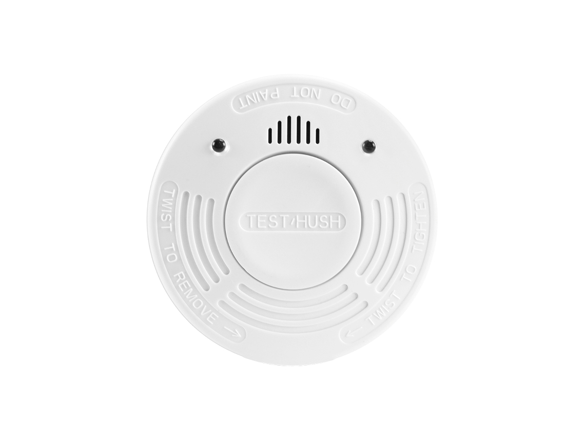 Detector De Humo Óptico Fotoeléctrico 10 Años 85db Función Hush En14604