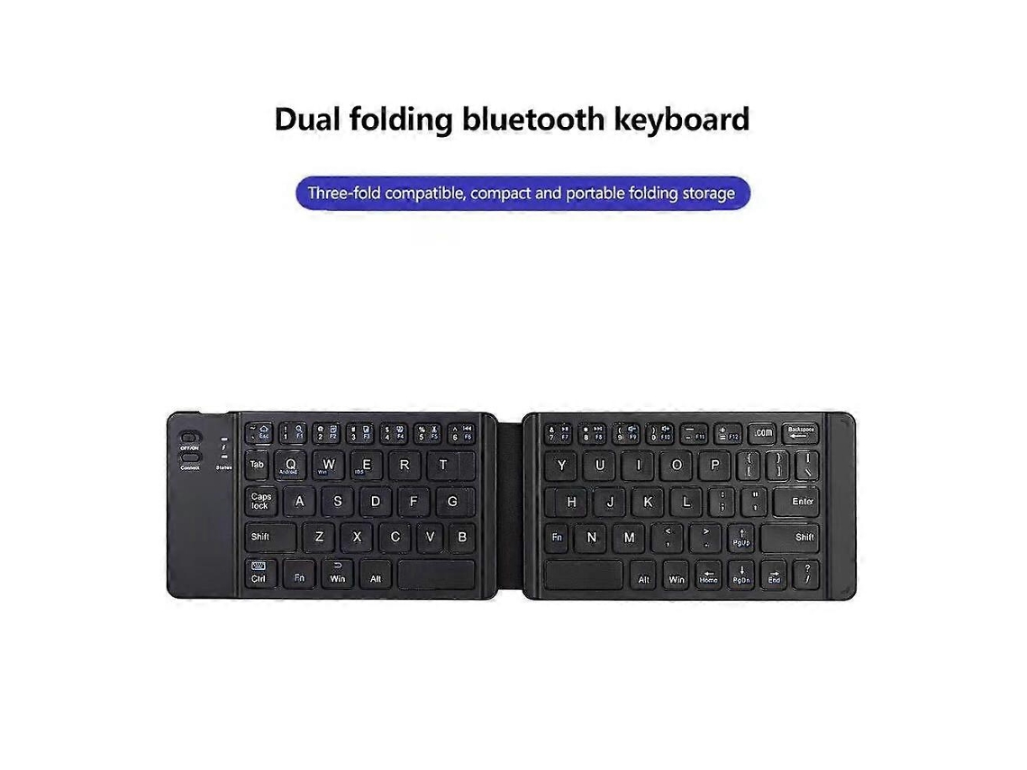 Mini teclado inalámbrico Bluetooth plegable y recargable Everley891