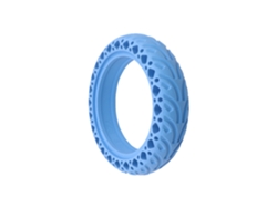 Accesorios para patinete eléctrico Fwinl para Xiaomi M365/pro: Neumáticos macizos antiexplosivos universales de 8,5 pulgadas (8,5x2) de color azul.