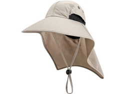Sombrero De Sol Para Mujer Con Aleta De Cuello, Sombrero De Jardinería Con Alas Anchudas Para Hombre Upf 50+ Protección Uv