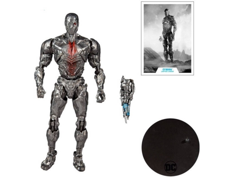 Figura MCFARLANE Cyborg With Face Shield DC Multiverse Justice League (18 cm)
