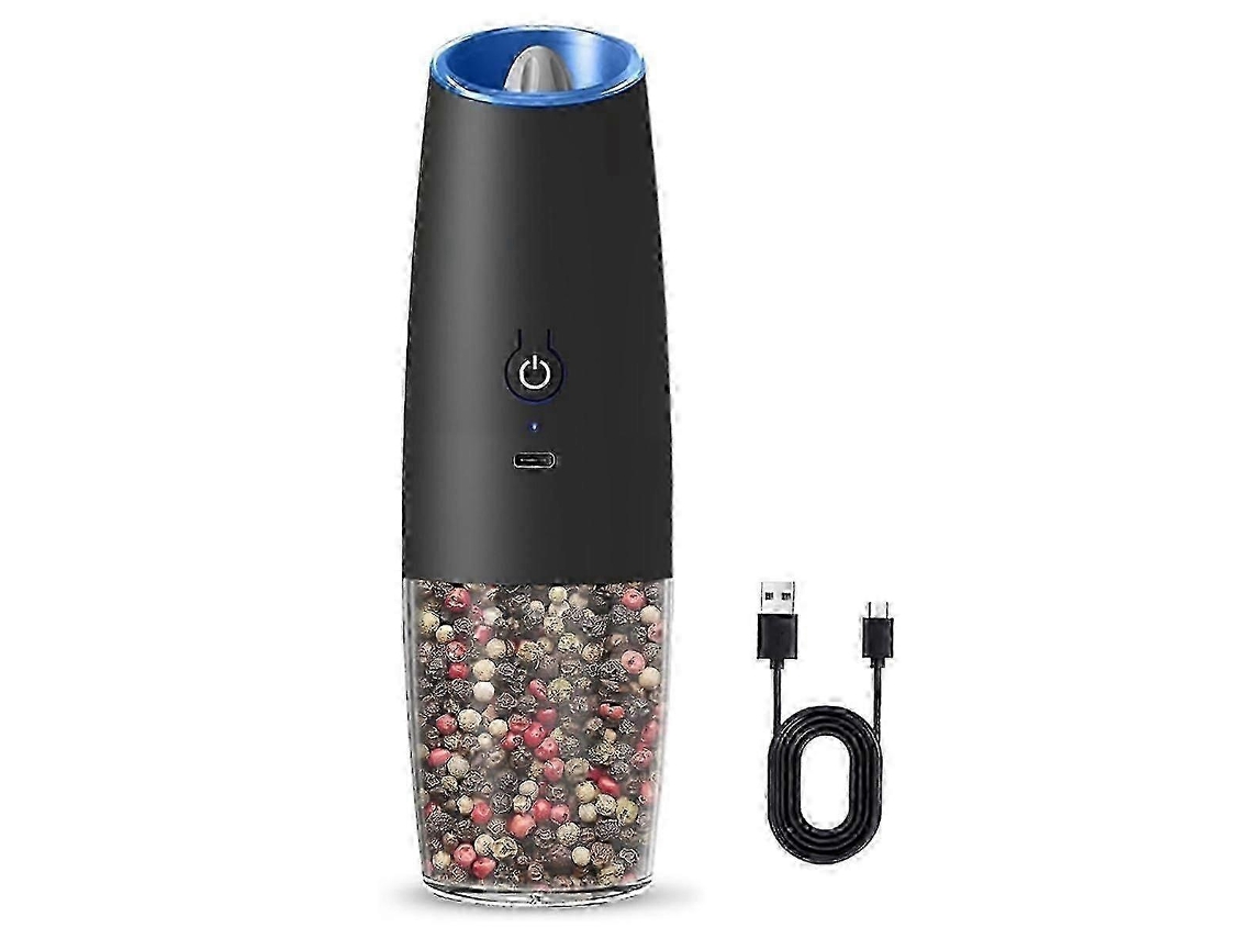 Molinillo eléctrico recargable de sal y pimienta con altura ajustable. Rosewell