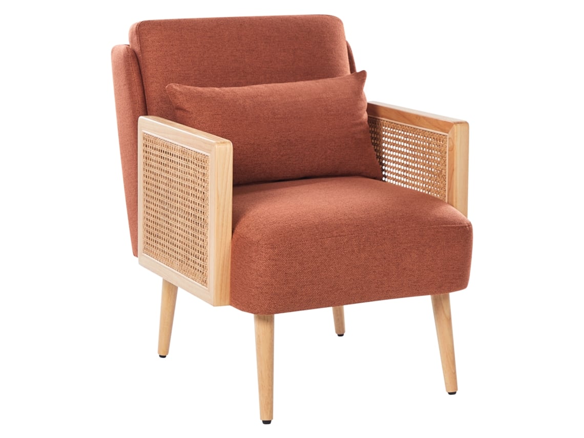 Sillón BELIANI Orum de Poliéster Naranja 65x78x80