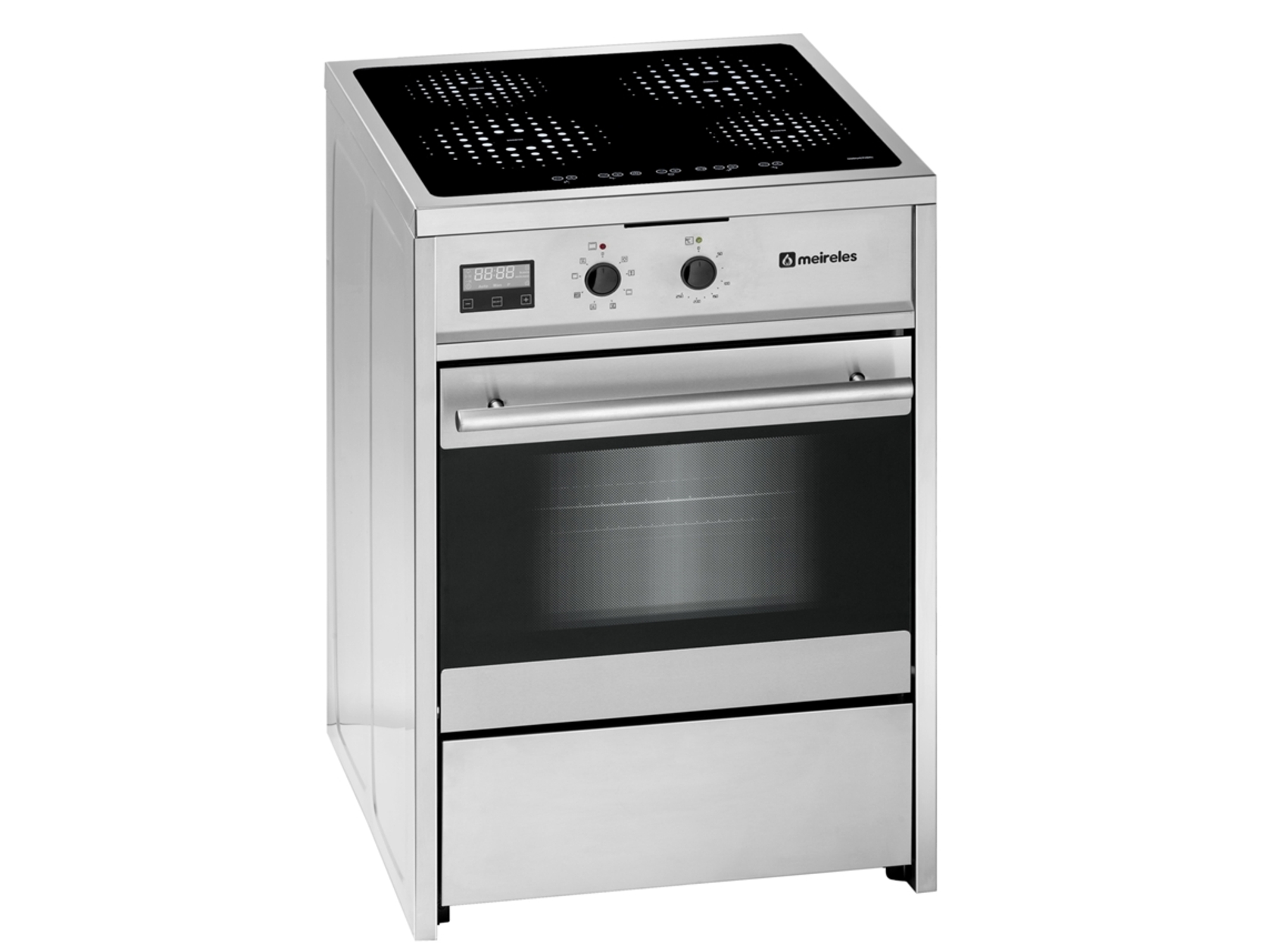 Cocina MEIRELES E 612 X (55 L - Eléctrico de de Inducción - Inox) 60x60