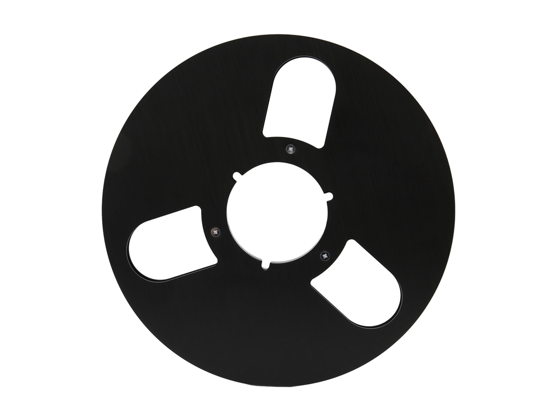 Carrete De Cinta Vacío De Aleación De Aluminio De 10,5 Pulgadas (1/4 De Pulgada) Con 3 Orificios Para Grabadora De Cinta De Carrete A Carrete.