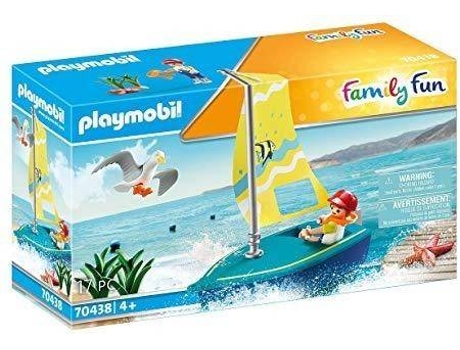 PLAYMOBIL Family Fun: Sailboat - 70356 (Edad Mínima: 4 - 17 piezas)