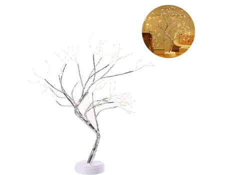USB árbol de Navidad LED ramita luz DIY Bonsai árbol lámpara escritorio luz de noche con interruptor táctil luz de decoración de Navidad