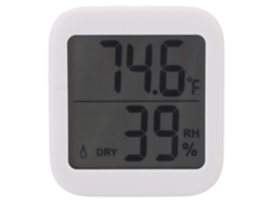 Termómetro Higrómetro Digital Con Pantalla Lcd, Soporte Magnético Y Sobremesa Para Uso Doméstico, Medición Precisa De Temperatura Y Humedad.