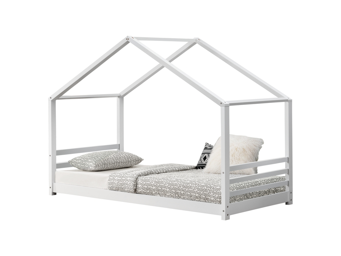 Estructura de Cama Infantil [EN.CASA] (Blanco - Madera - 90 x 200 cm)