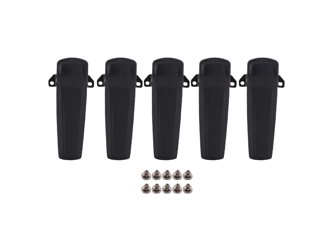 Clips de Cinto Mali para Rádio Hyt Hytera, PD600, PD700, PD780, PD788, PD980, PT 580H, TC 720S, com Parafusos