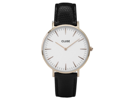 Reloj CLUSE Mujer (Piel - Negro)