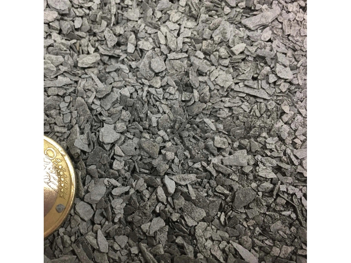 Gravilla De Pizarra Para Tejado Tipo Cubierta Plana Saco 20 Kg. / 0-2 Mm