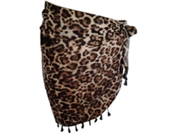 Falda playera elegante con flecos SFUSHOS