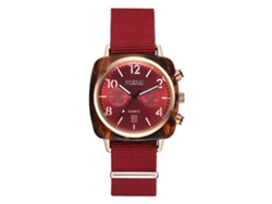 Reloj De Pulsera De Moda Para Hombre Con Correa De Lona, Tres Zonas Horarias Y Movimiento De Cuarzo.