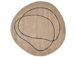 Alfombra de pelo corto BELIANI Digri de Viscosa Beige 200x200