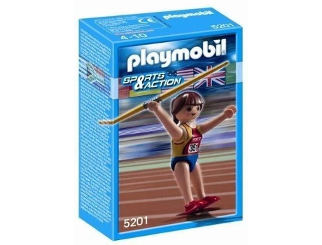 PLAYMOBIL Lanzamiento de Dardo Olímpico