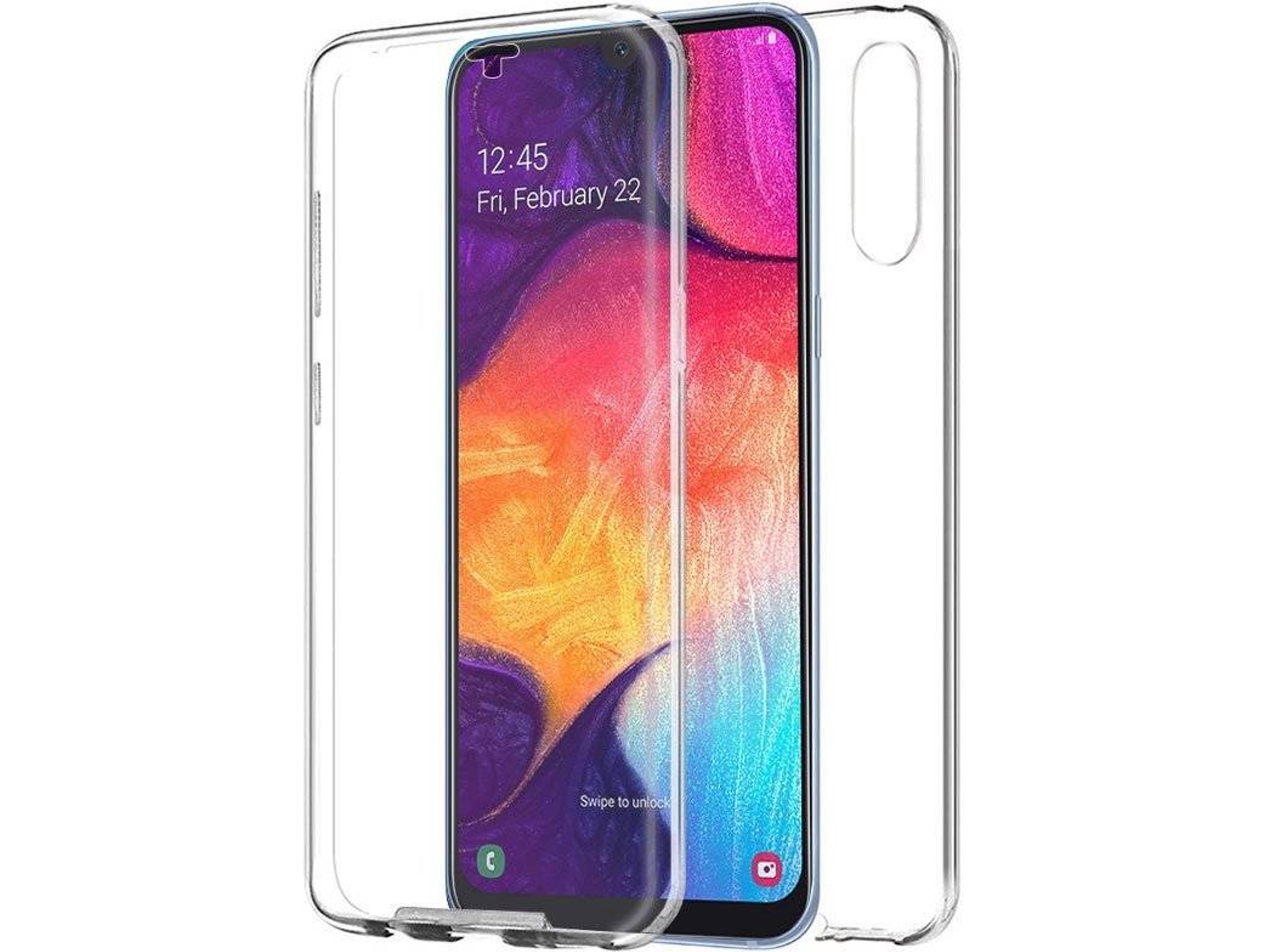 Funda Samsung Galaxy A50, A30s COOL Silicona 3D Transparente