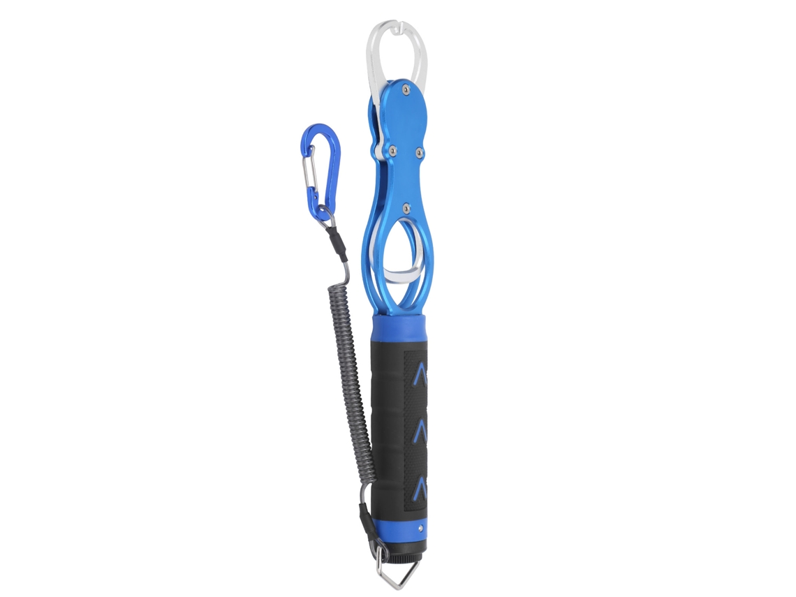 Alicates De Pesca Con Escala Portátil, Fabricados En Aleación De Aluminio, Con Mango Antideslizante, Color Azul.