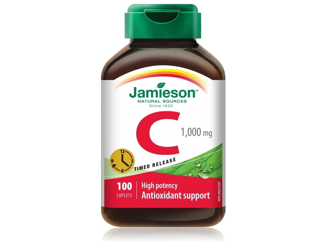 Vitamina C 1000 mg Acción Retardada 100 Comprimidos JAMIESON