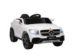 Coche Eléctrico Infantil 12v Mando 2.4g 3 Velocidades Arranque Blanco
