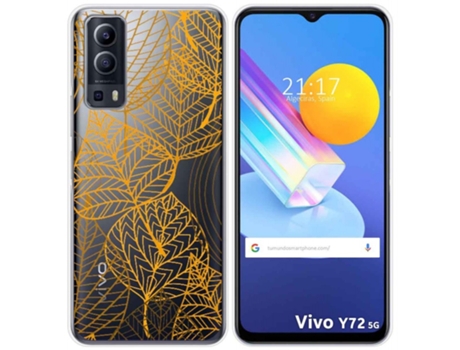 Carcasa Vivo Y52 5G TUMUNDOSMARTPHONE Dibujos Transparente Multicolor