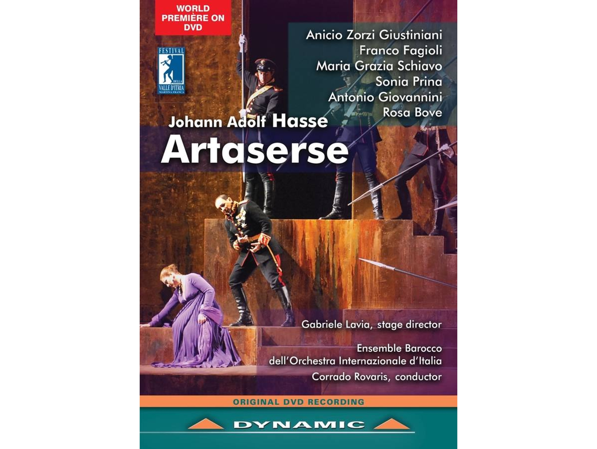 DVD-Video Album Fagioli/Prina/Schiavo/Rovaris - Artaserse (2 CDs)