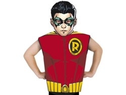 Disfraz Unisex RUBIE'S O el kit de Batman Robin (Poliéster - Tam: 3-6 Años)