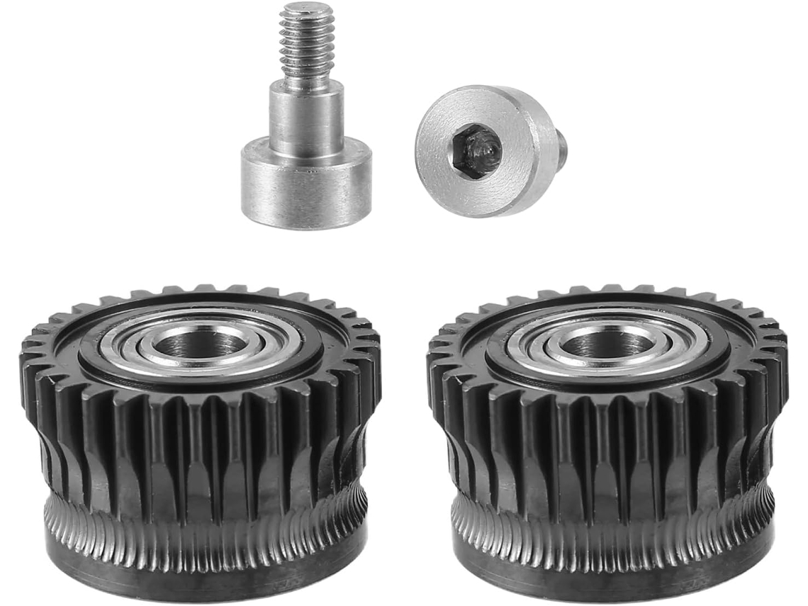 Engranaje De Extrusora De Acero Endurecido Para K1/k1c/ender3 V3 Con Doble Recubrimiento