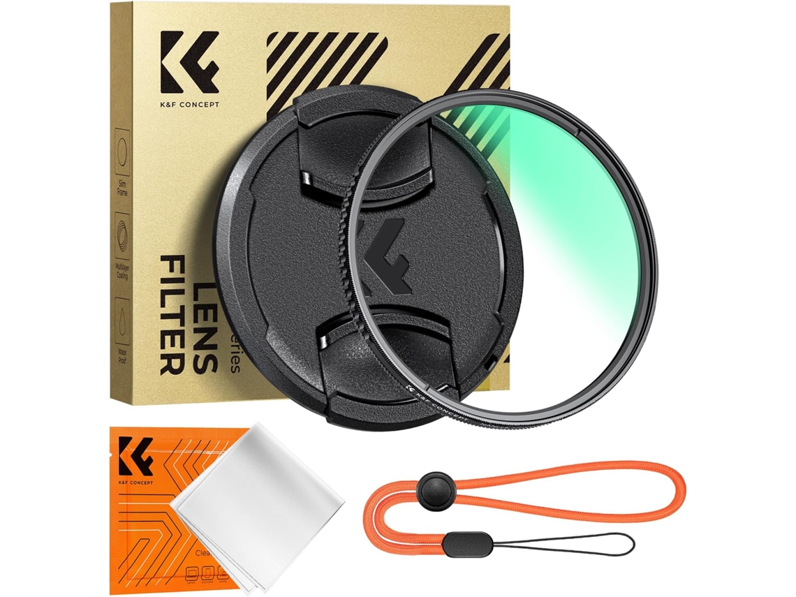Filtro Polarizador Circular Ultrafino Cpl Com Tampa, 52 Mm