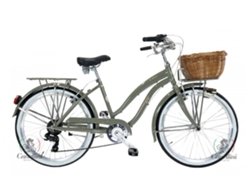 Bicicleta de Ciudad Vintage CANELLINI Dolce Vita Cruiser Aluminio Mujer Verde Oliva DOLCE VITA BY CANELLINI