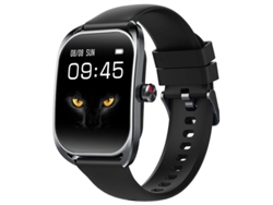 Reloj inteligente con pantalla curva, llamadas Bluetooth, seguimiento deportivo, monitorización de frecuencia cardíaca y presión arterial, notificaciones Bestvite