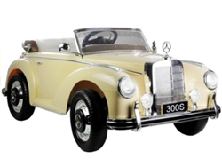 Mercedes 300s LS 618, coche eléctrico, pintura beige, B.active